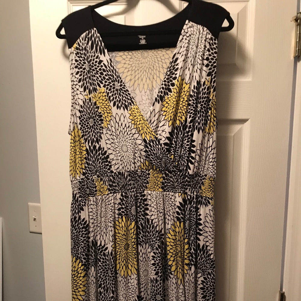 Flower sleeveless dress